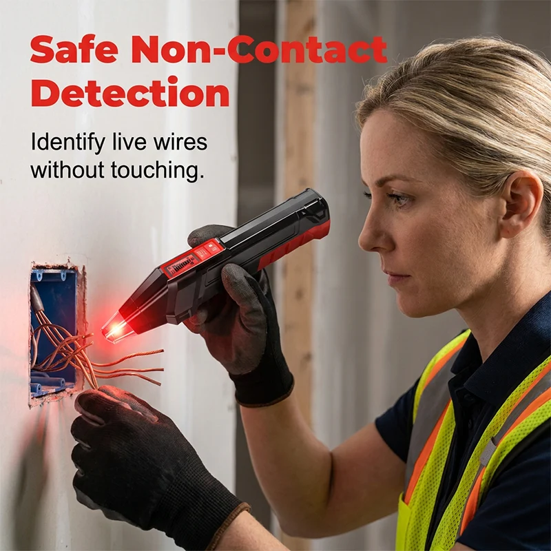 Non-contact voltage detection feature