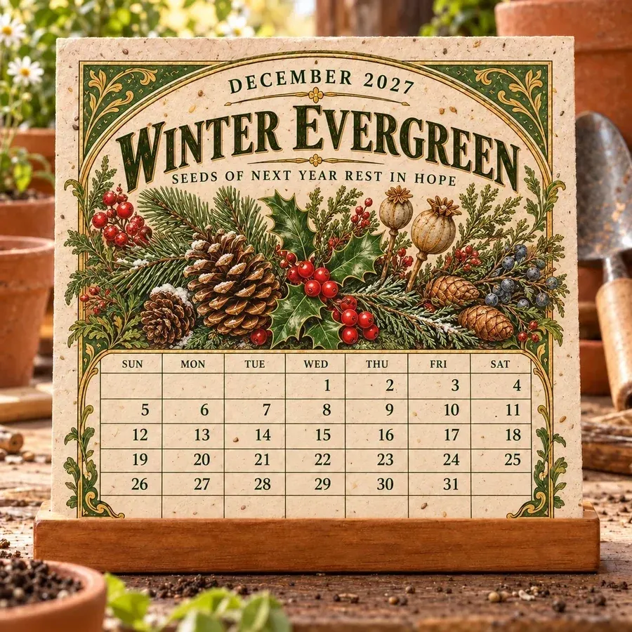 🌲 Winter evergreens