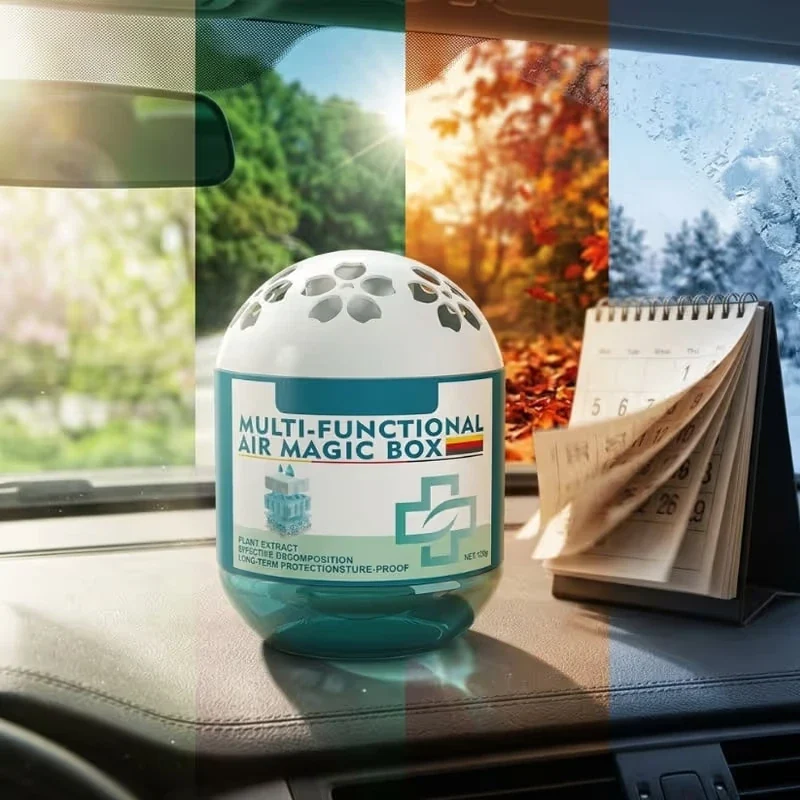 Air Magic Box shown in four seasonal environments