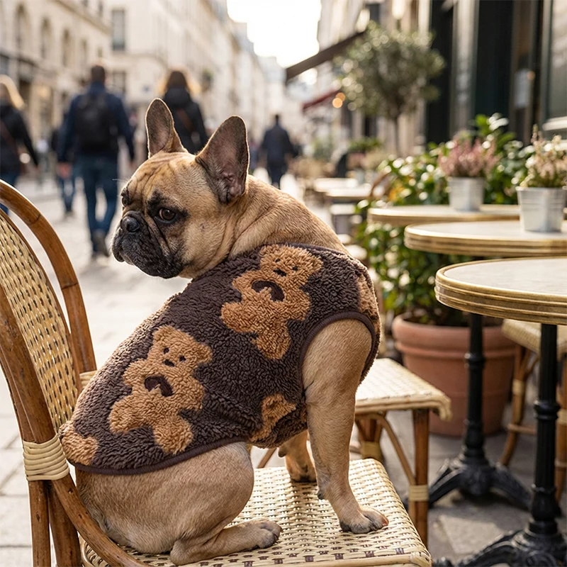 Easy pull over pet vest