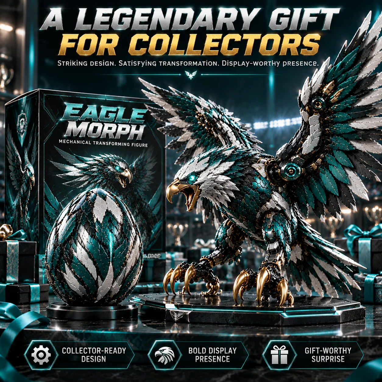 EagleMorph collector gift display