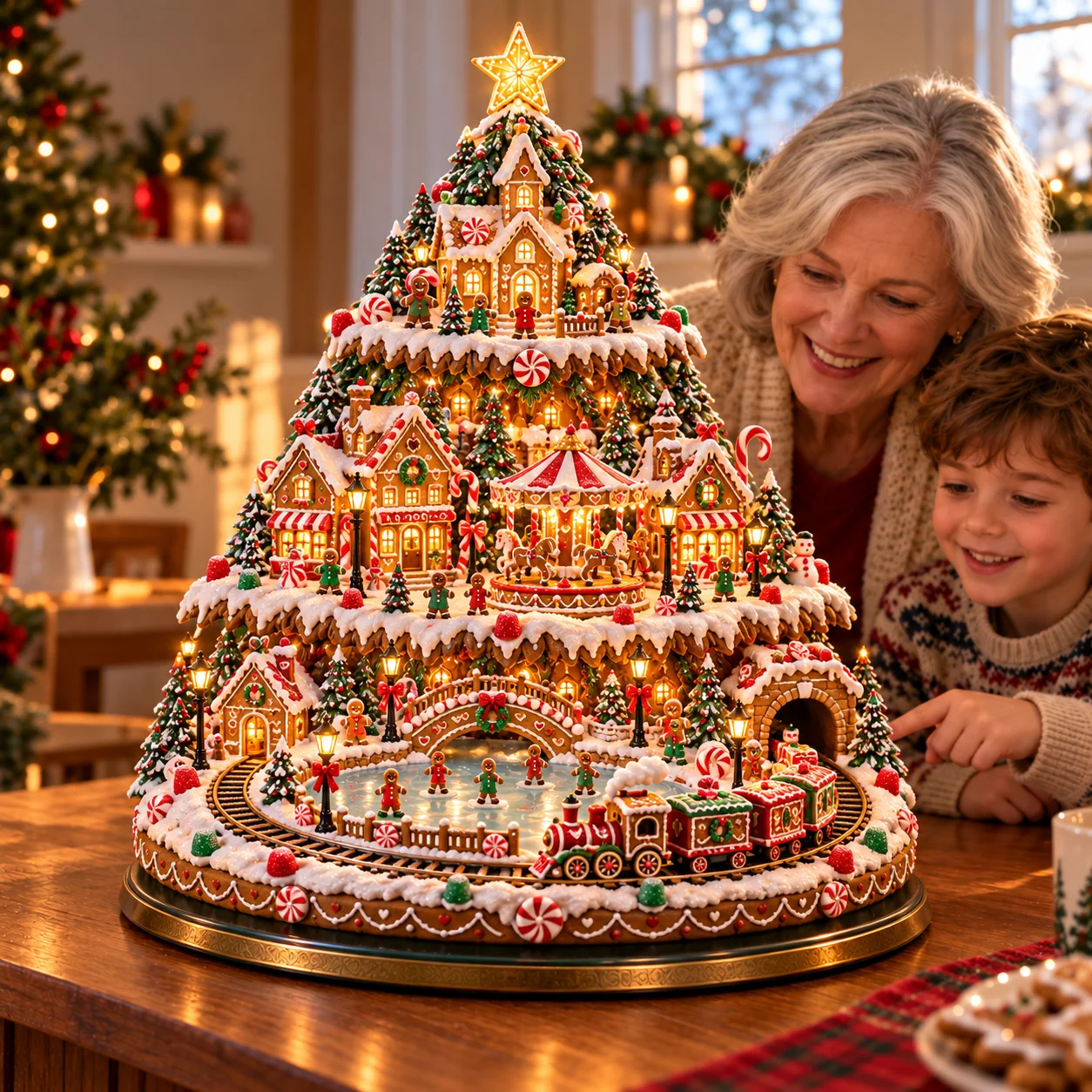 Gingerbread Wonderland Christmas village