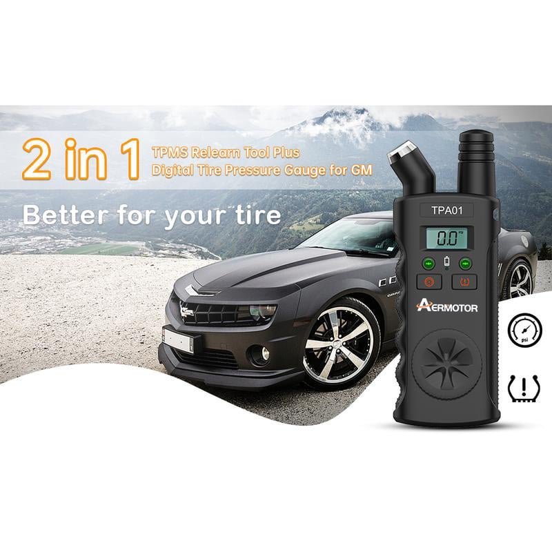 TPMS relearn tool and digital tire pressure gauge - product image 4