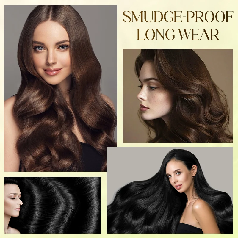 Hair color comb product demonstration
