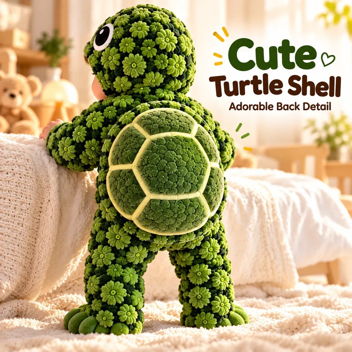 3D turtle shell back design
