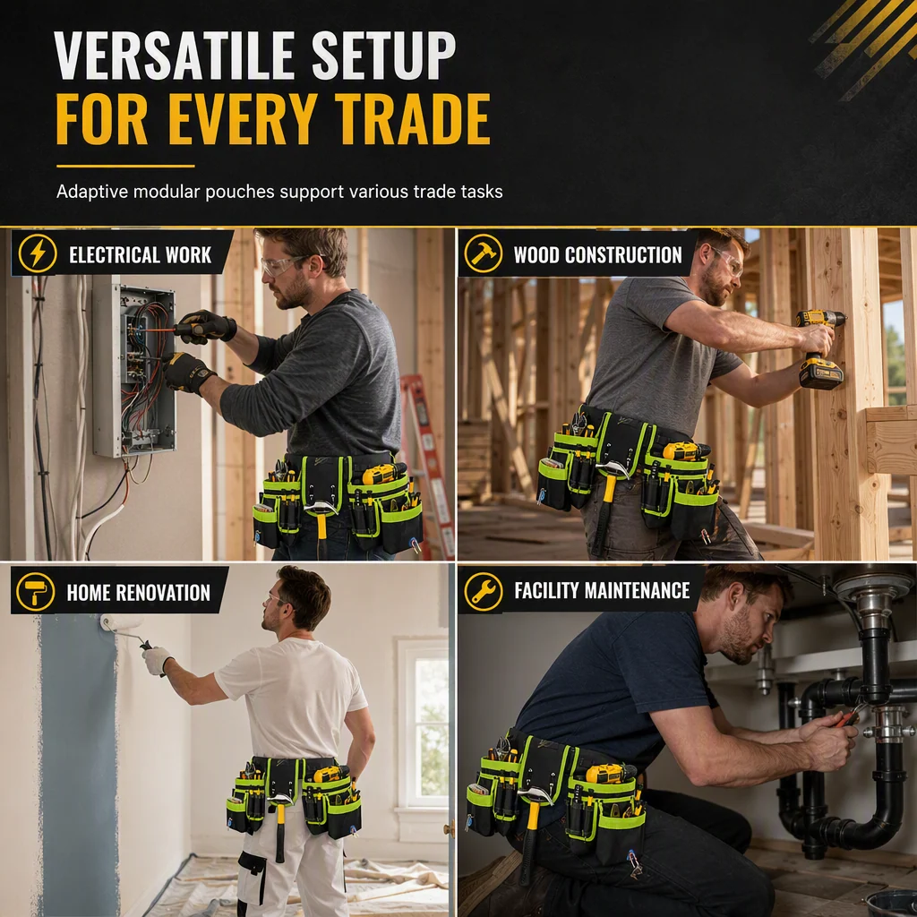 Tool belt for different trades