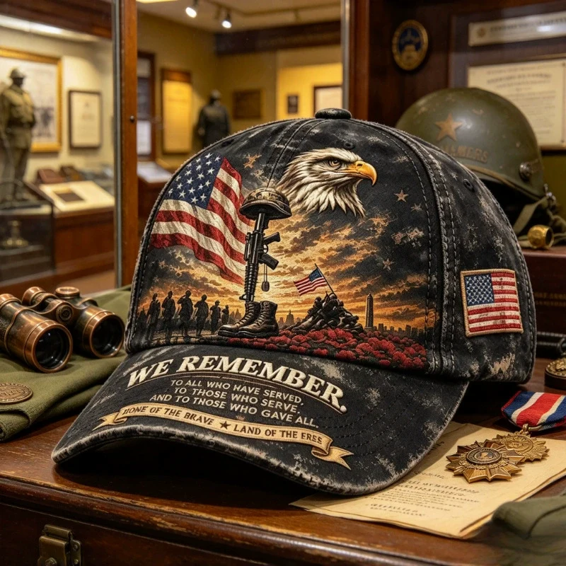 We Remember tribute cap