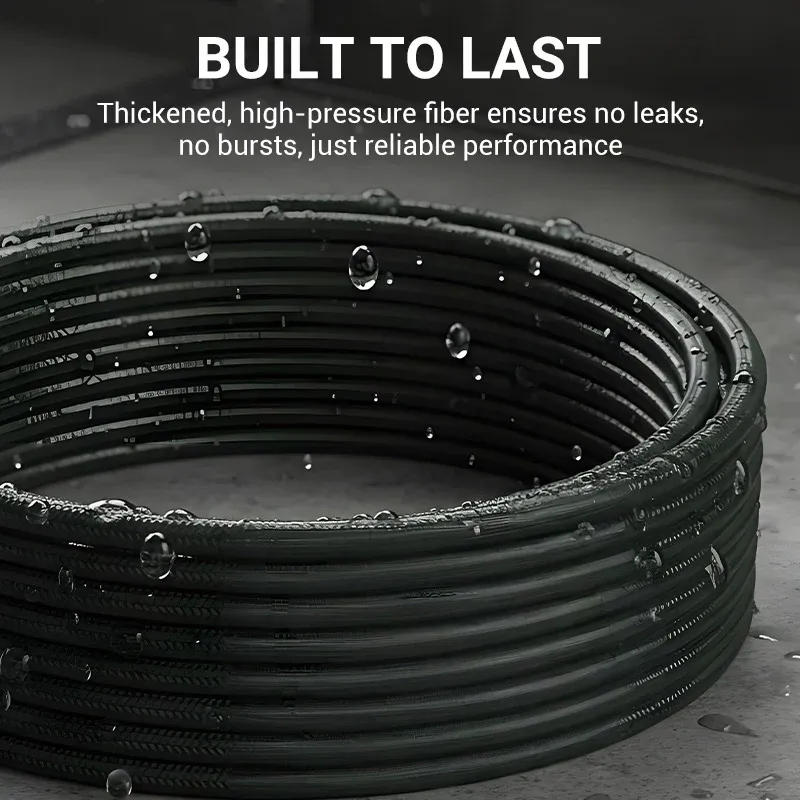 PVC hose and stainless steel components