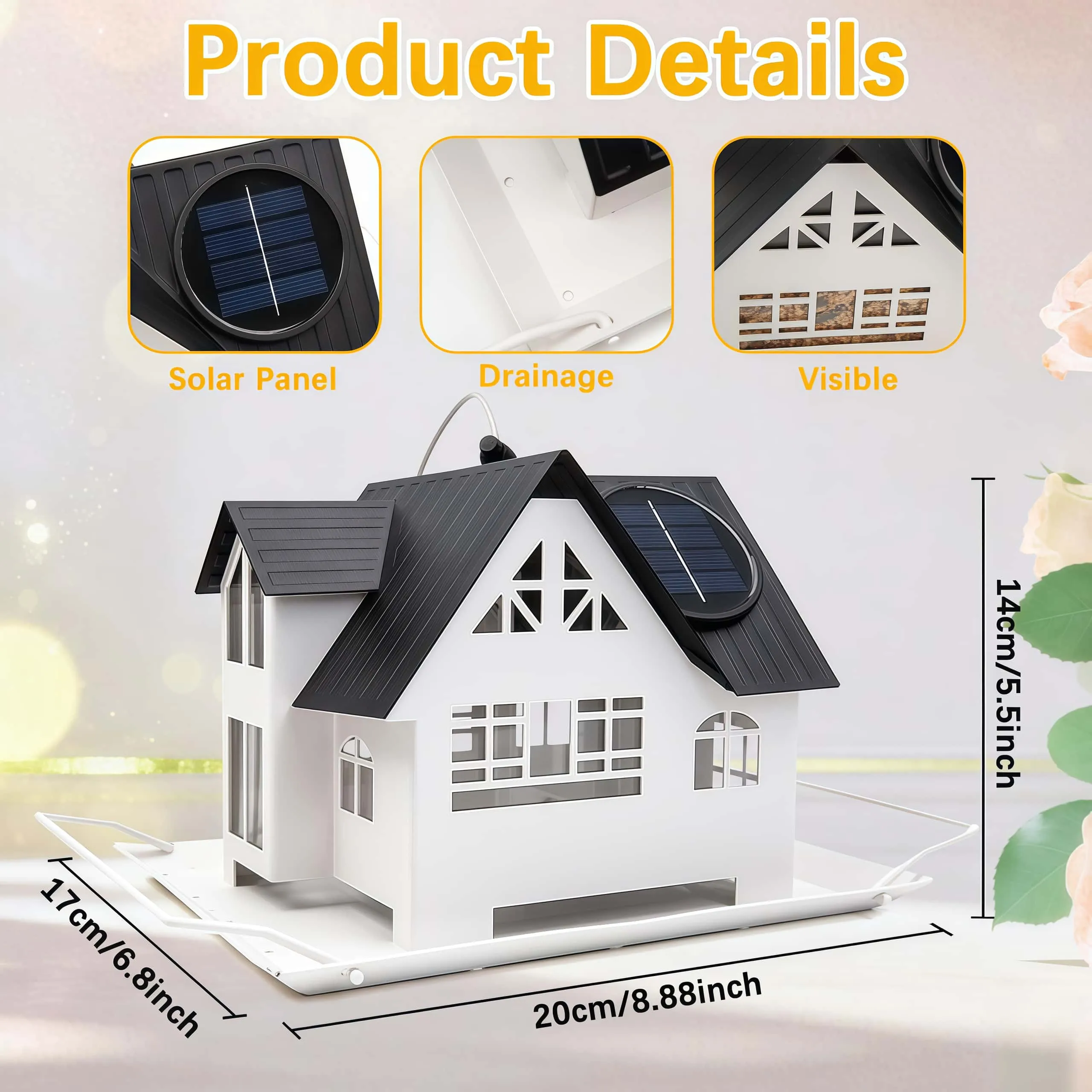 Bird feeder product details and specifications