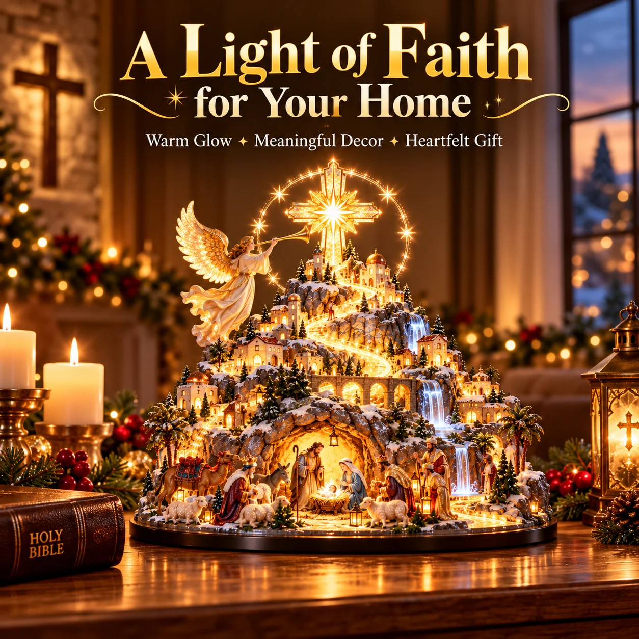 Heavenly Nativity Mountain A Light of Faith