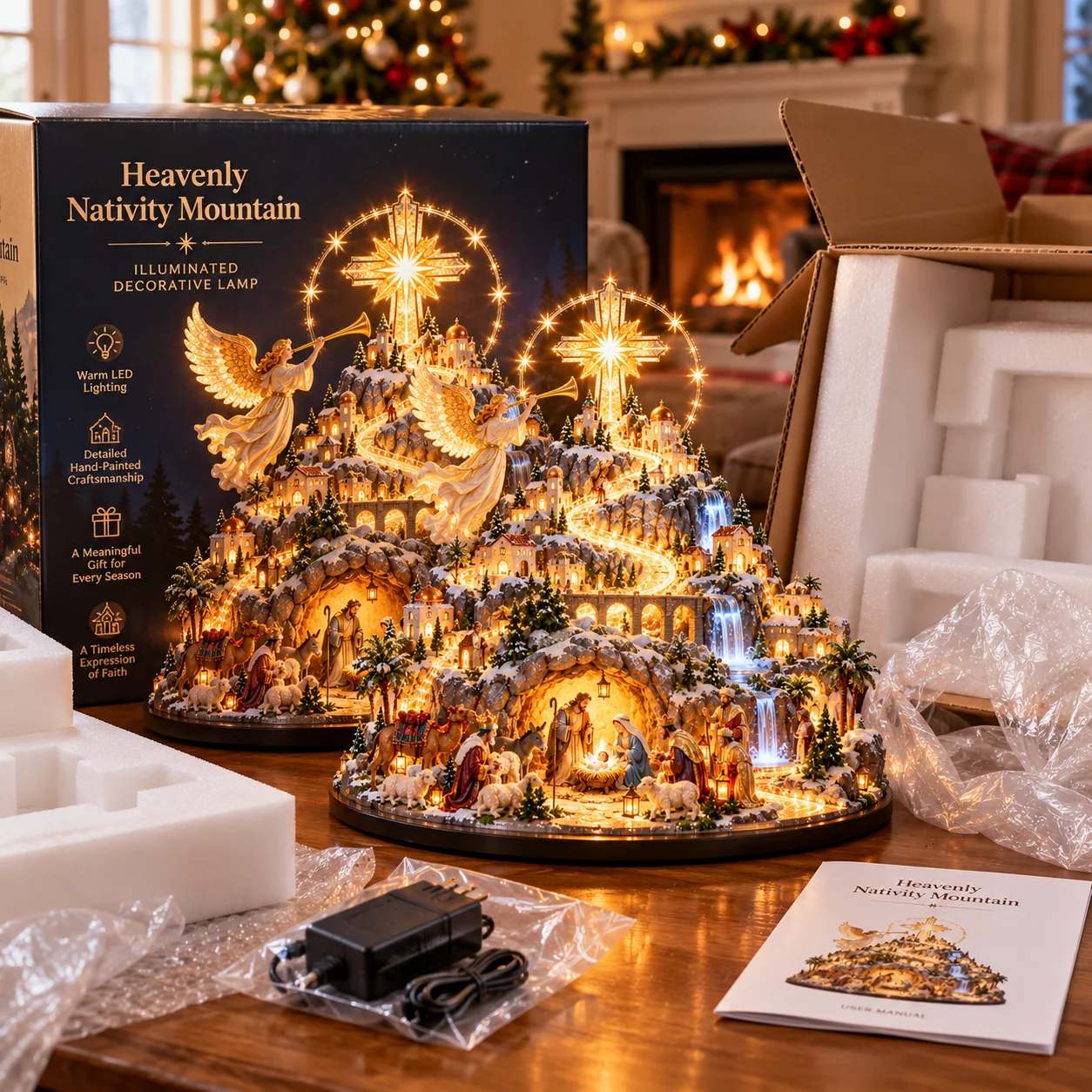 Heavenly Nativity Mountain packaging