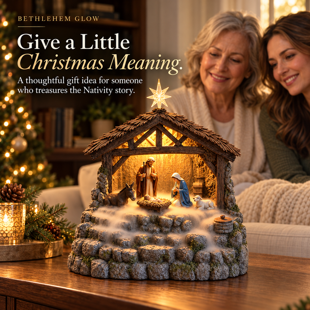 Bethlehem Glow presented as a meaningful Christmas gift for family