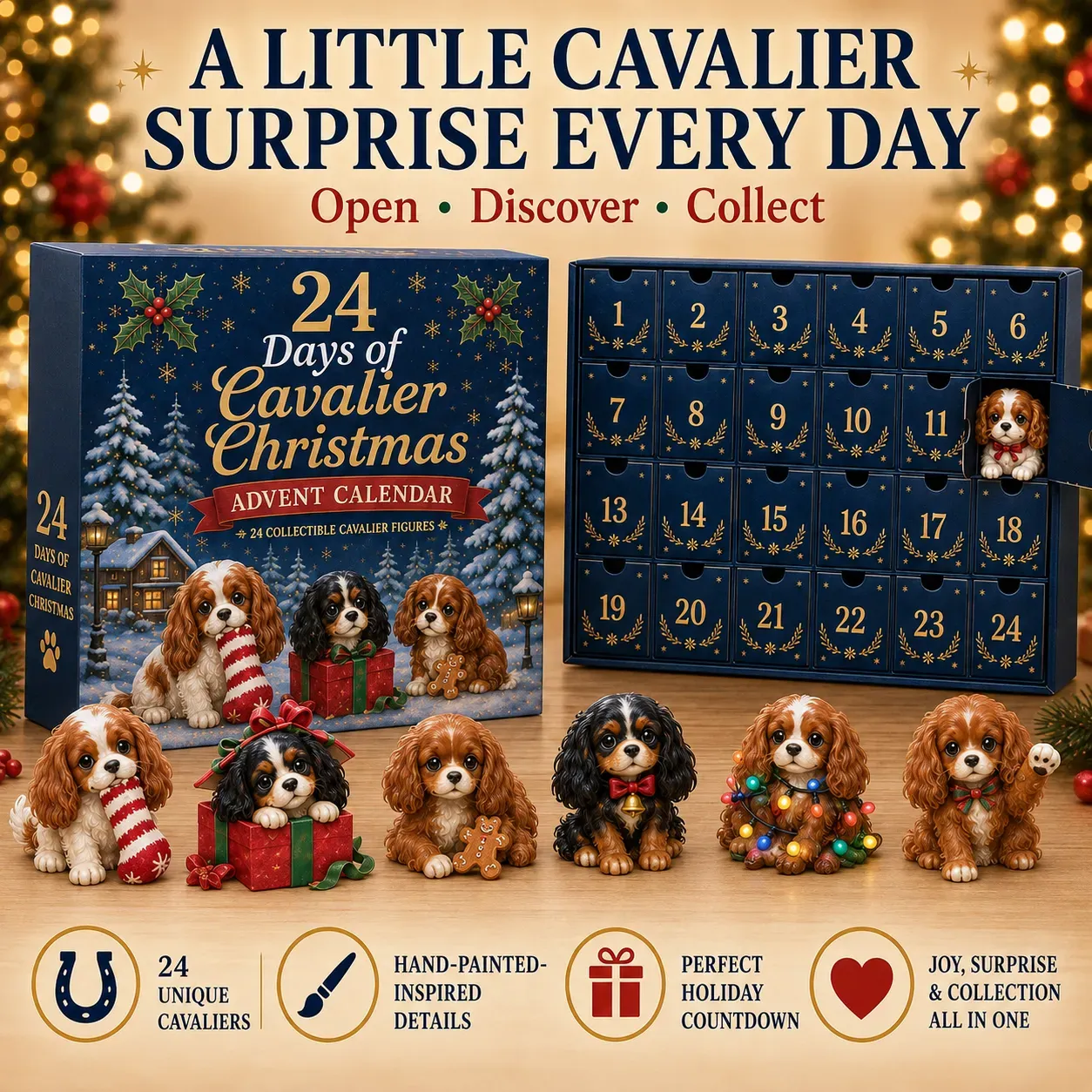 Open a Cavalier surprise each day during the Christmas countdown