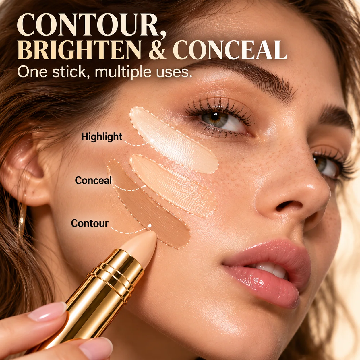 Conceal, brighten and sculpt