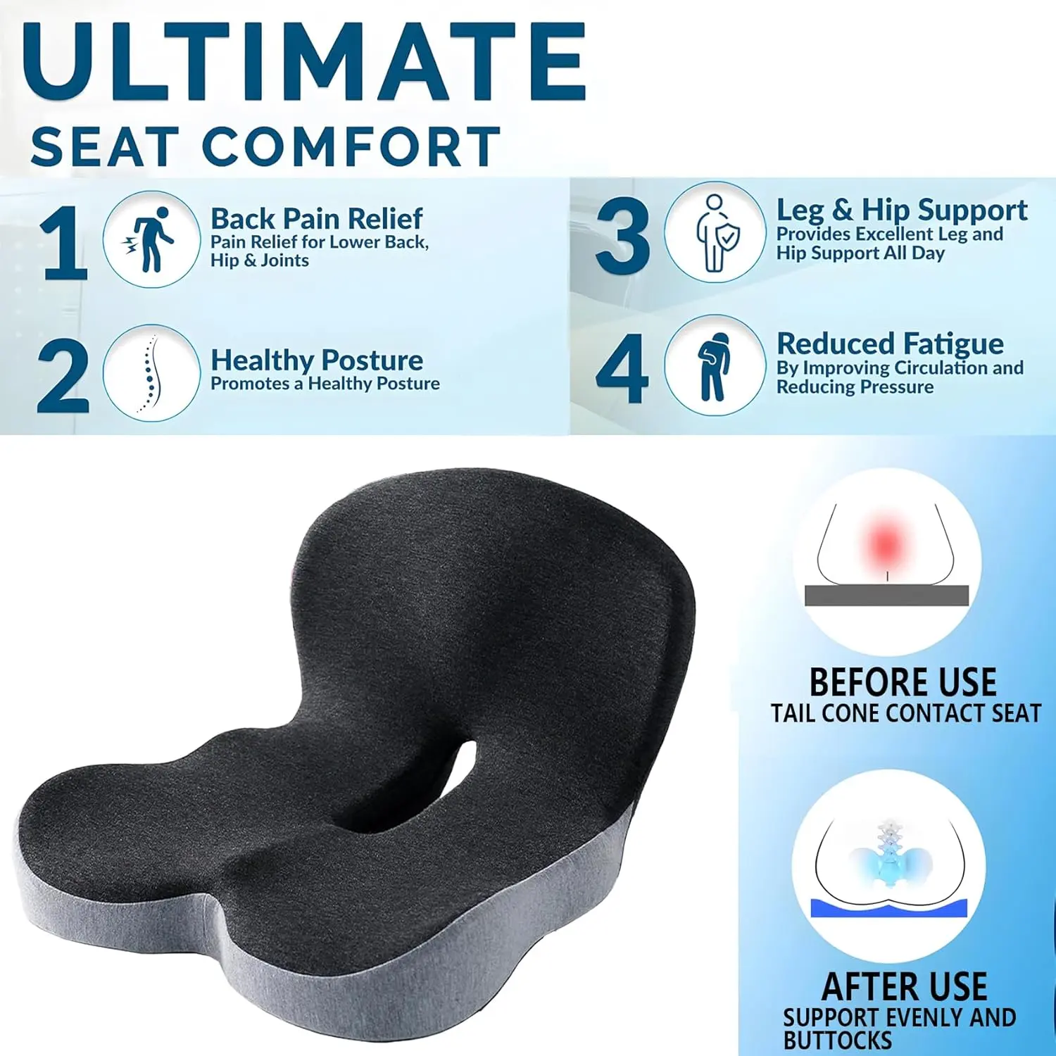 Seat Cushion for Car Office and Home