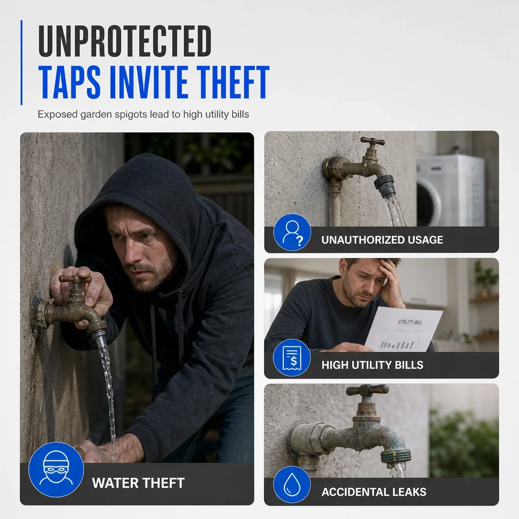 Lockable Outdoor Water Faucet – Practical outdoor design