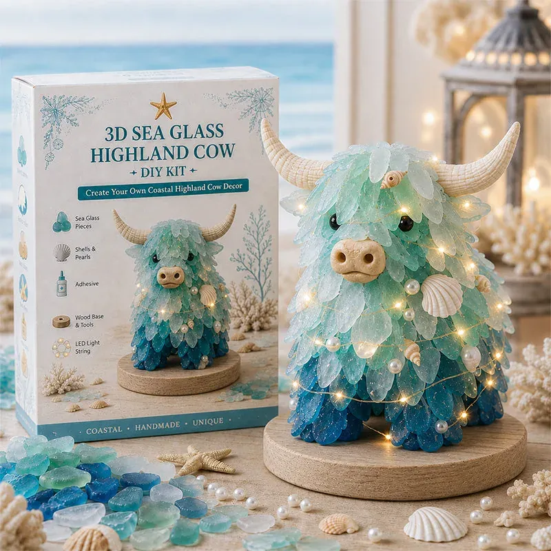 DIY 3D Sea Glass Art Kit – 11 Designs – Relaxing DIY Process