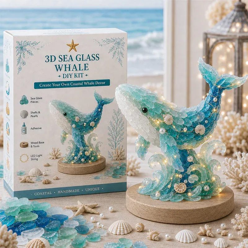 DIY 3D Sea Glass Art Kit – 11 Designs detail view