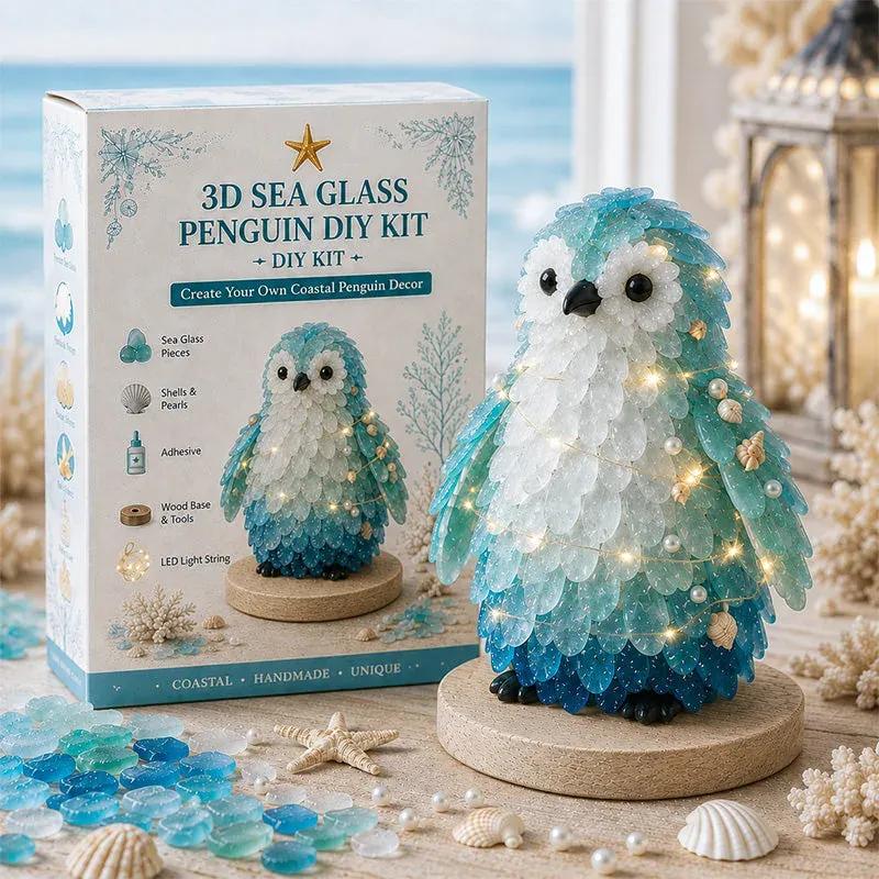 DIY 3D Sea Glass Art Kit – 11 Designs detail view