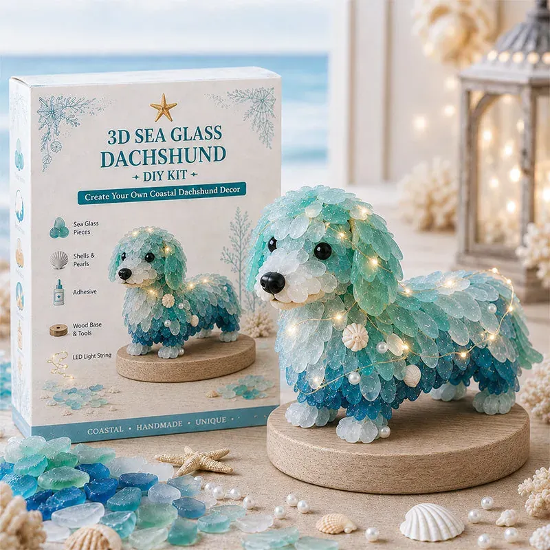 DIY 3D Sea Glass Art Kit – 11 Designs detail view