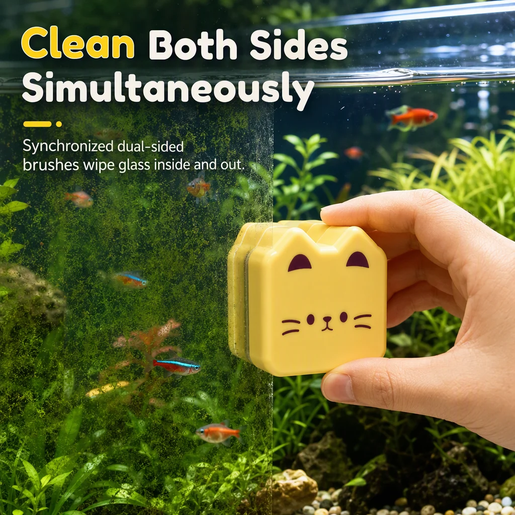 Clean both sides simultaneously