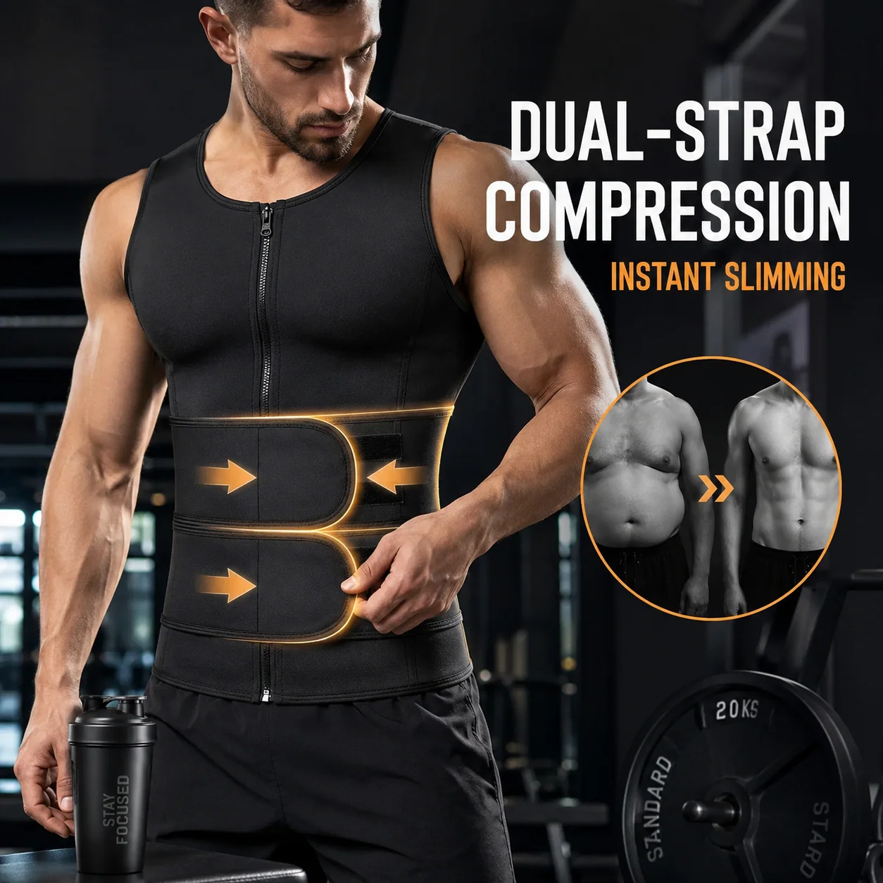 Dual-Strap Compression