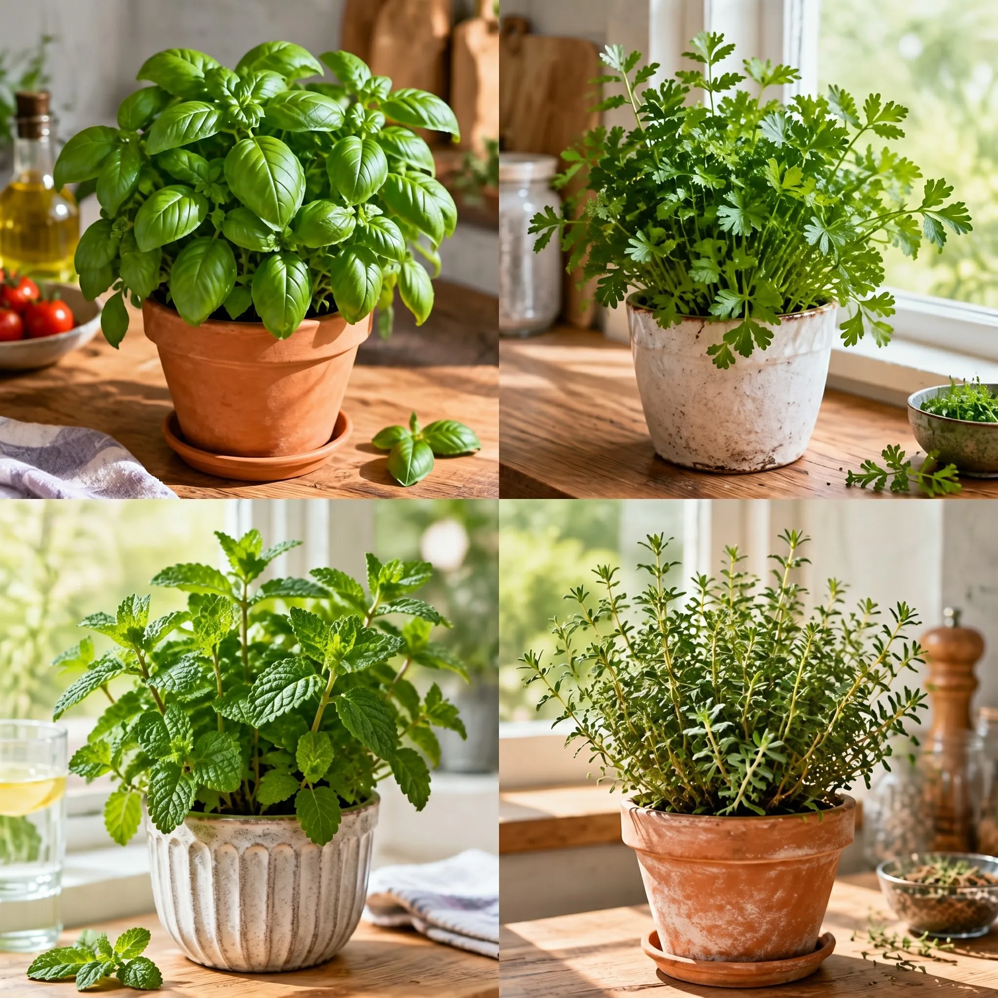 Herb varieties featured in seed paper calendar