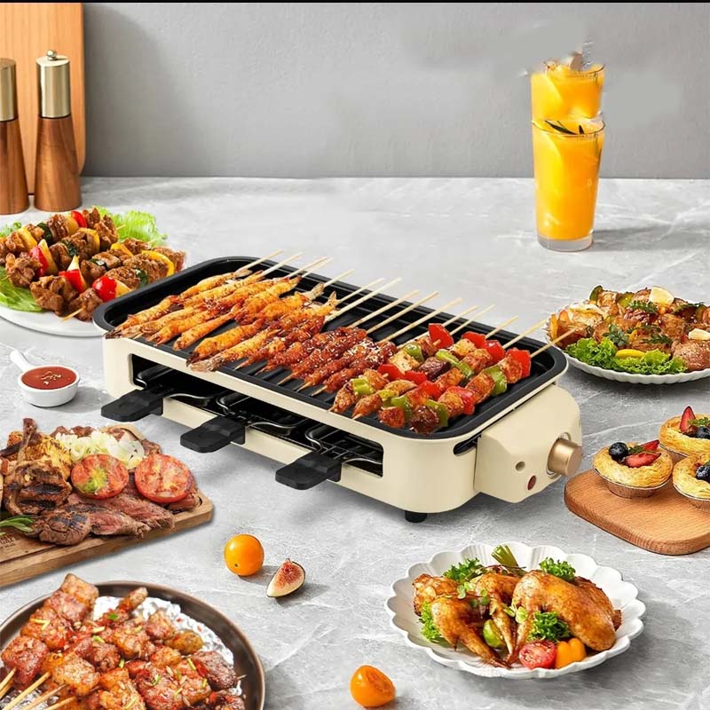 Electric indoor grill set hero image
