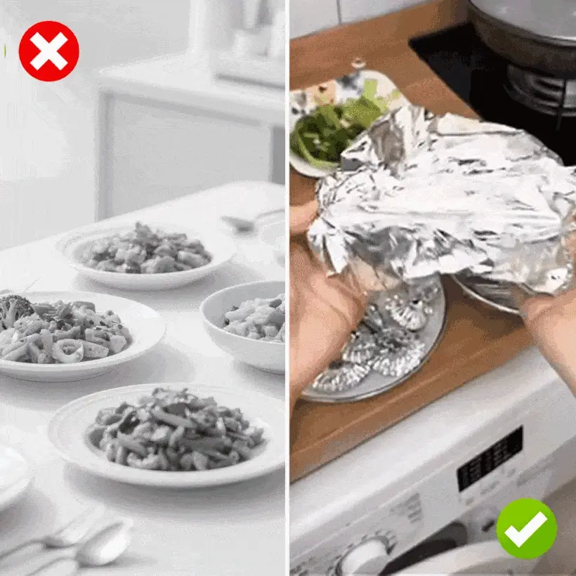Aluminiumabdeckung für Speisen