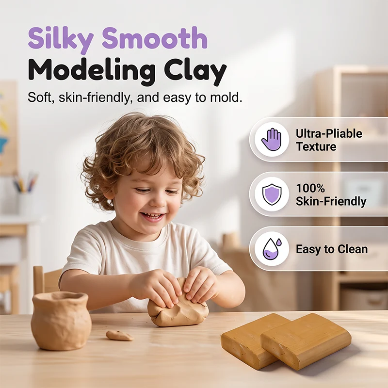 Silky Smooth Modeling Clay