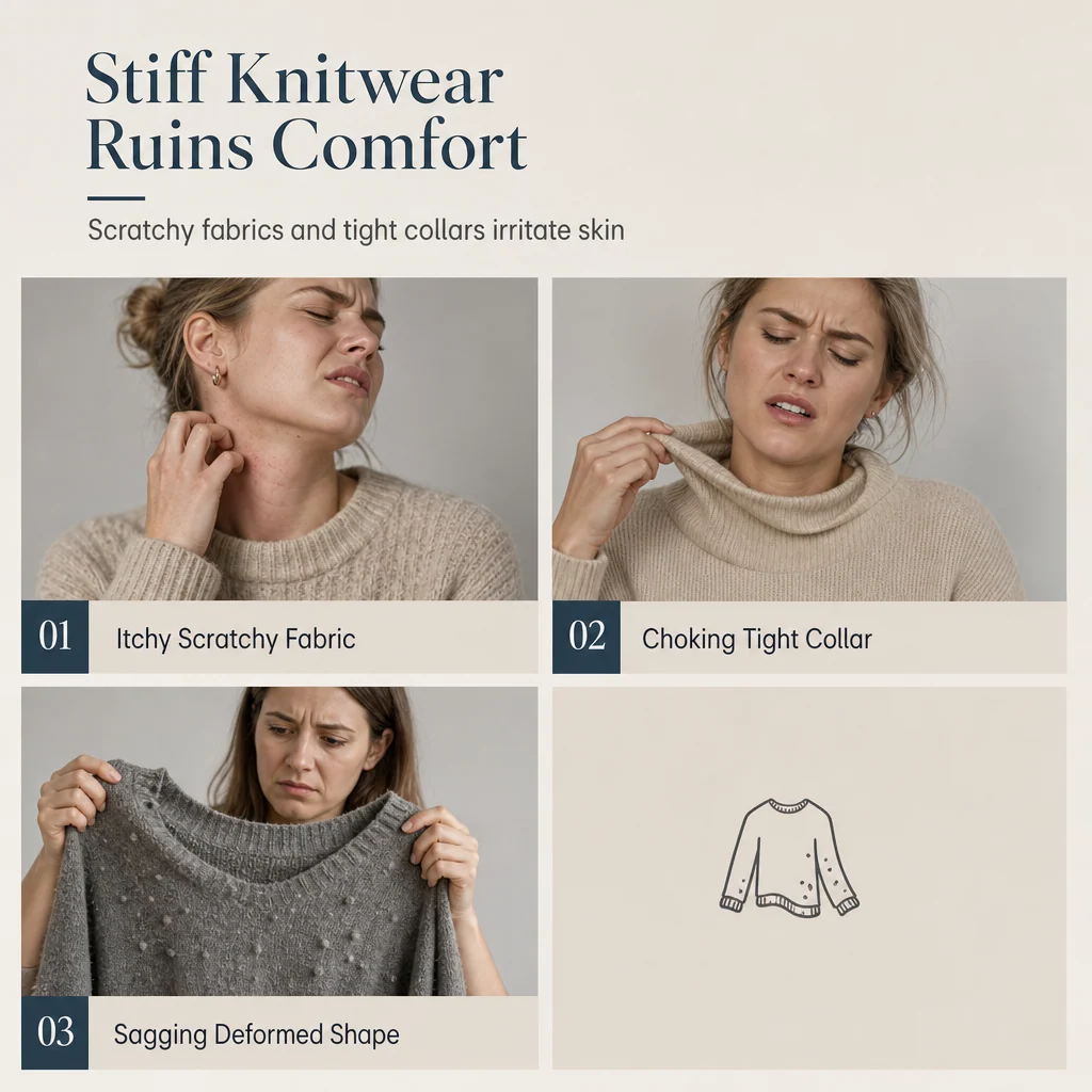 Soft comfortable knit fabric