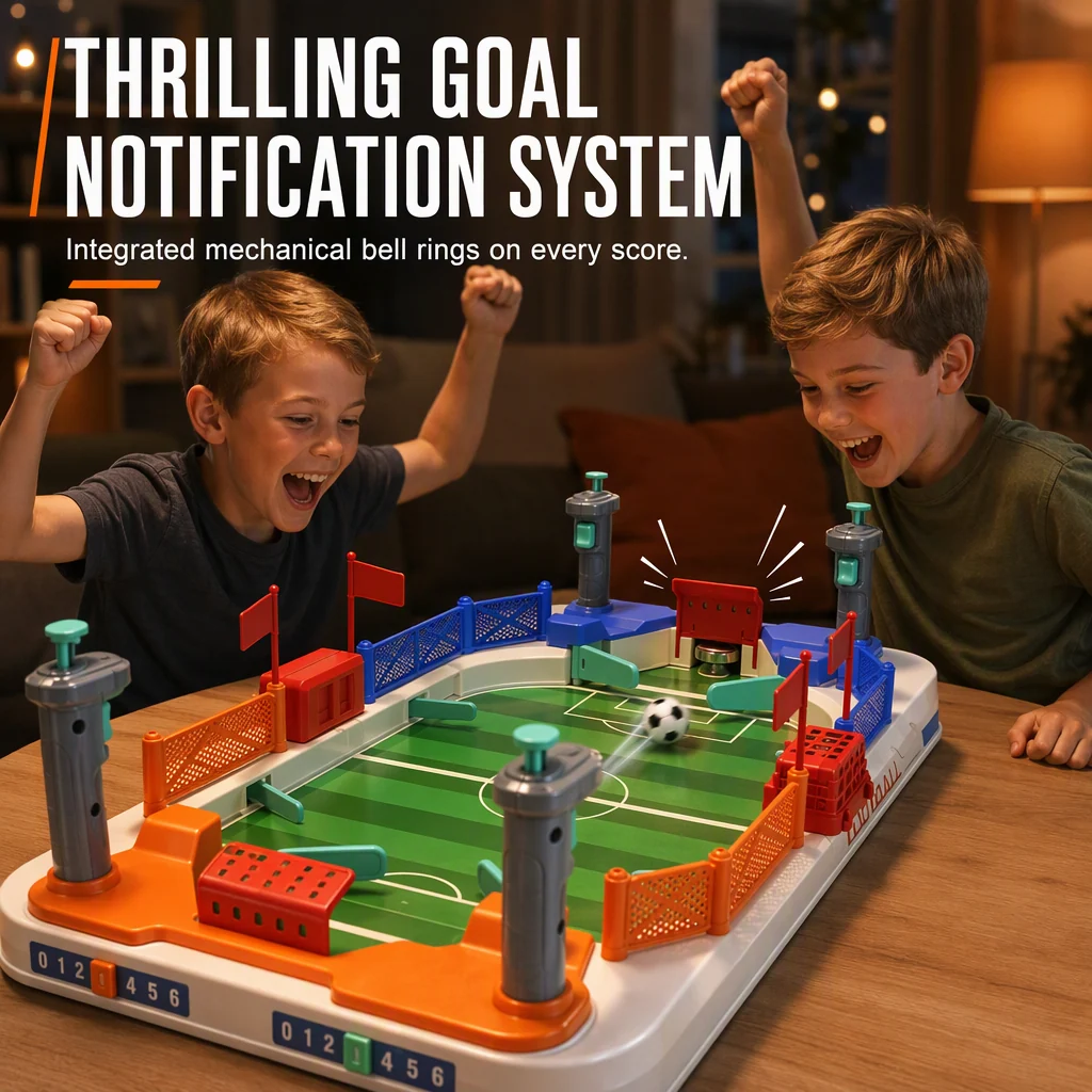 Table soccer game scoring bell
