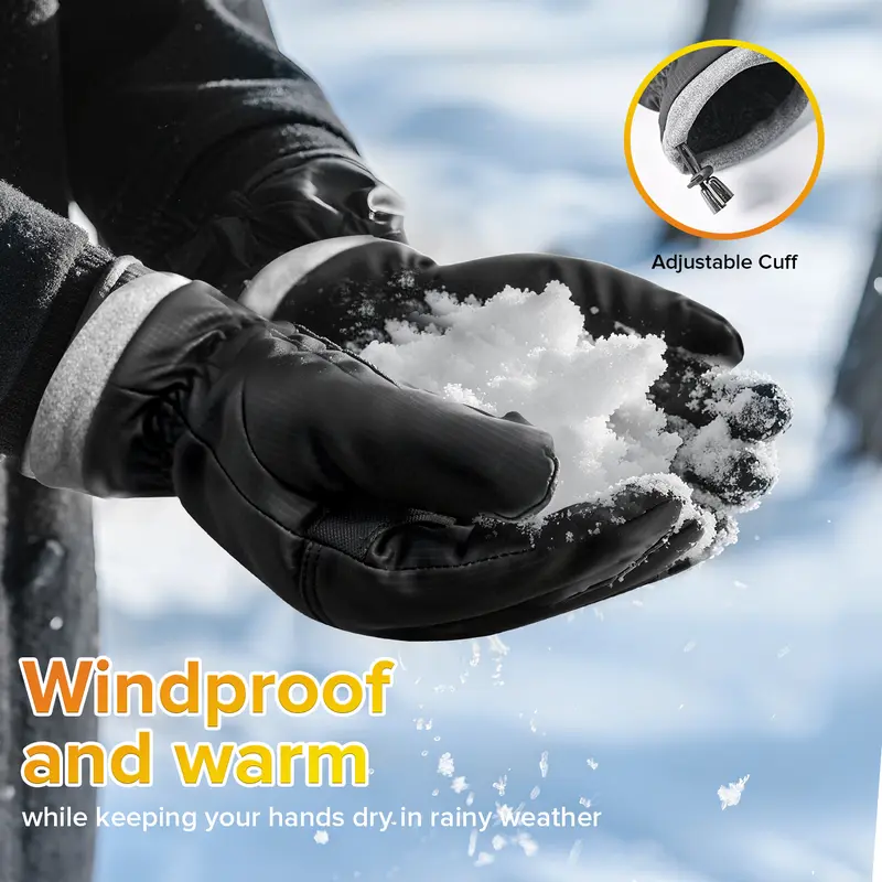 Soft lining and winter glove feature illustration