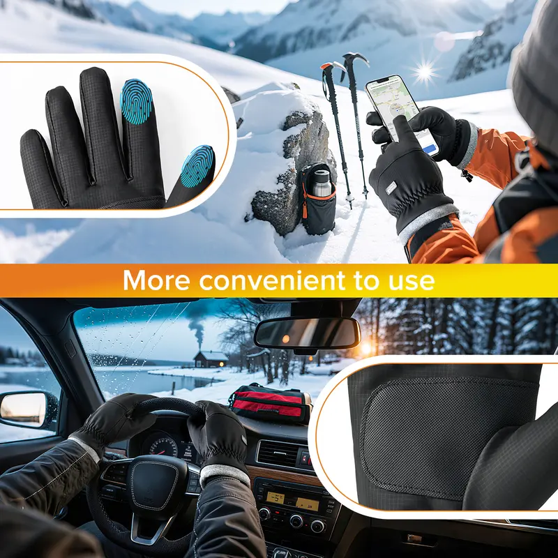 Viyawise glove wrist and fingertip details