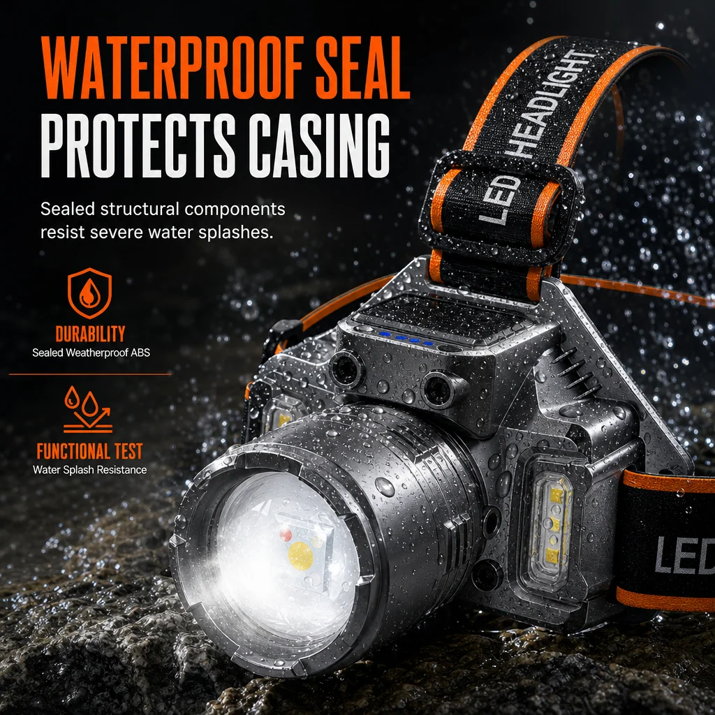 Waterproof seal protects casing