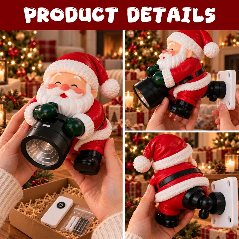 Remote control for switching the Santa Christmas projector on and off