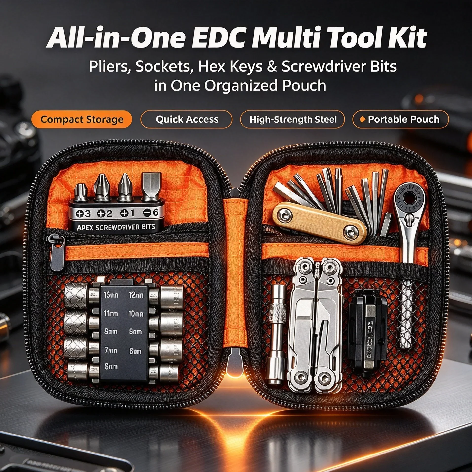 Vilyro multifunctional portable repair tool kit
